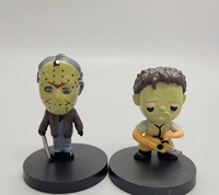 Kanglong - Juego de 10 Figuras de Acción de la Serie Horror, PVC, Modelo Coleccionable, Decoración de Halloween