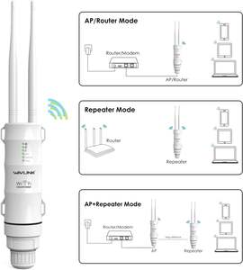 WAVLINK AC600 New High Power <strong>WiFi</strong> <strong>Extender</strong> AP Router Dual Band Repeater EU <strong>Plug</strong> Outdoor 2.4G/5G WPS 2 Ports - Product Image 5