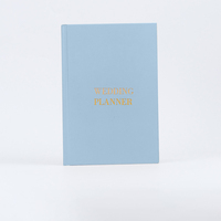 Carnet portable à couverture rigide rose et bleu personnalisé pour étudiants et adultes, carnet minimaliste au design simple
