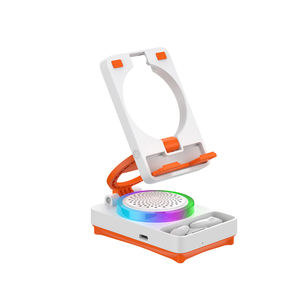 Nouveau bleu dent haut-parleur support de téléphone portable tablette bureau fête <span class=keywords><strong>musique</strong></span> sans fil support de téléphone portable haut-parleur - Product Image 2