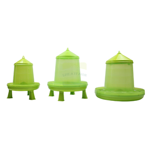 Mangeoire à poulet verte de haute qualité de 4 kg pour l'élevage de poulets de chair et de poules pondeuses - Product Image 2