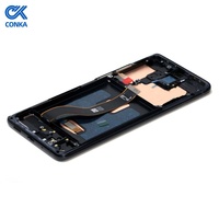 Écran tactile LCD OEM noir de haute qualité Conka avec garantie d'un an, assemblage testé QC pour smartphone S20 Plus/Ultra
