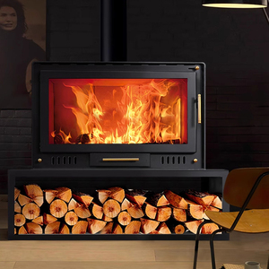 <span class=keywords><strong>Estufa</strong></span> de Leña de Acero al Carbono de Ahorro Energético para Calefacción Interior Chimenea de Leña Calentador de Leña <span class=keywords><strong>Estufa</strong></span> de Inserción para Interiores - Product Image 3