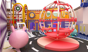 Equipo de patio de recreo interior comercial para niños con tobogán y <span class=keywords><strong>PISCINA</strong></span> DE BOLAS Equipo de recreación interior <span class=keywords><strong>casero</strong></span> - Product Image 4