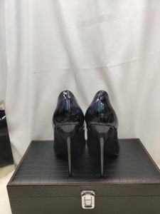 <span class=keywords><strong>Chaussures</strong></span> à talons aiguilles en cuir verni pour femmes, grande taille, mode, soirée et soirée, pour l'été et l'automne - Product Image 4