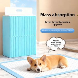 Tapis absorbants pour animaux de compagnie, coussinets anti-urine pour chiens, couches absorbantes épaissies, pour l'apprentissage de la propreté des chats, soins universels, en matériau non tissé - Product Image 3