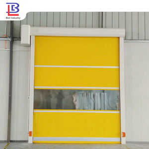 Antipolvo de alta densidad, nuevo diseño, transparente, PVC, almacén, puerta de persiana enrollable rápida, puerta automática rápida de alta velocidad - Product Image 4