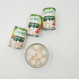 Giá rẻ tươi lichee trong lon đóng hộp lichee trong nước ép trái cây 425g/567g/850g/2840g - Product Image 4