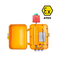 Téléphone antidéflagrant certifié ATEX/IECEx KNEX-7 |   Téléphone de mine IP66 avec corps en alliage d'aluminium pour le pétrole et le gaz