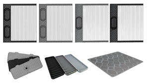 Égouttoir de comptoir de cuisine à poser sur l'évier, en acier inoxydable et silicone, organisateur de vaisselle enroulable en acier inoxydable pour séchage rapide - Product Image 6