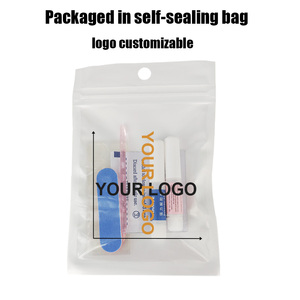 Kits de 6 faux ongles à presser, comprenant lime à ongles, repousse-cuticules, colle <span class=keywords><strong>gel</strong></span>ée, coton imbibé d'alcool, dissolvant de vernis à ongles / Parfait pour les faux ongles faits main - Product Image 6