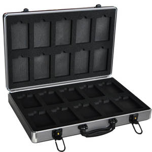 Caja portátil Espuma personalizada <span class=keywords><strong>Poker</strong></span> Aluminio Metal <span class=keywords><strong>Maletín</strong></span> - Product Image 5