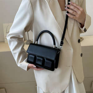 Hot selling high-quality fashionable casual simple solid color women's shoulder bag crossbody bag - Product Image 4