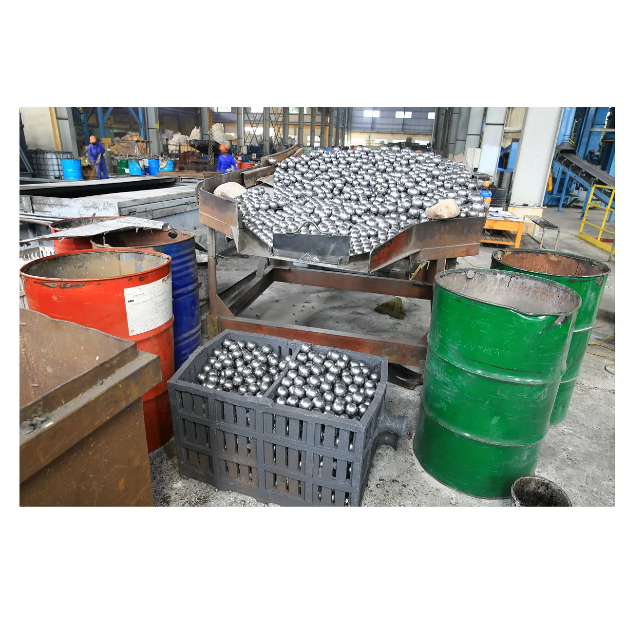 Yüksek krom alaşımlı döküm taşlama çelik demir topu (ViCo., Ltd) boyutlar: 15mm ila 120mm