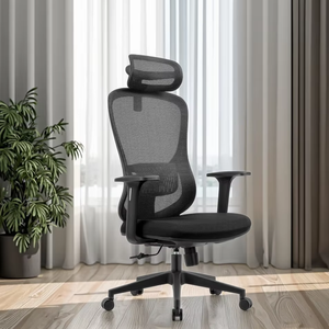 เก้าอี้สำนักงานคอมพิวเตอร์สำหรับผู้บริหารปรับได้พร้อมที่วางแขนเก้าอี้ผ่อนคลาย - Product Image 1