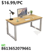 Bureau à domicile facile à utiliser, bureau pour ordinateur de bureau, bureau pour chambre de travail, bureau d'étude pour étudiant, bureau de classe, bureau de jeu