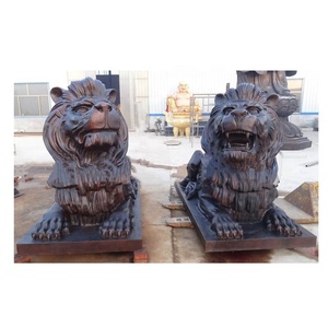 Famoso bronce antiguo <span class=keywords><strong>HSBC</strong></span> estatua de León de Banco de puerta - Product Image 2