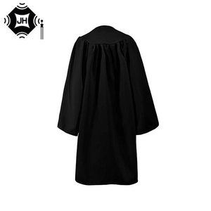 Toga <span class=keywords><strong>de</strong></span> Graduación Personalizada para Niños, Negra Mate, con Birrete y Borla - Product Image 2