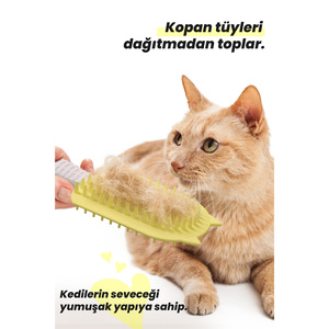 แปรงกำจัดขนสัตว์เลี้ยงซิลิโคนสำหรับแมวและสุนัขขนสั้น อุปกรณ์กรูมมิ่งที่ใช้งานสะดวก - Product Image 6