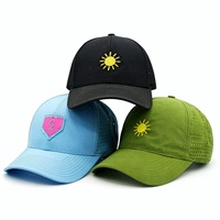 Casquette unisexe personnalisable avec logo brodé, 6 panneaux, imperméable, pour le sport et le golf, perforations découpées au laser, nouvelle mode, pour l'extérieur