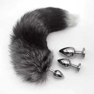 2023New siyah tilki kuyruğu <span class=keywords><strong>Anal</strong></span> Plug ev yapımı <span class=keywords><strong>Anal</strong></span> erkek seks oyuncakları - Product Image 5