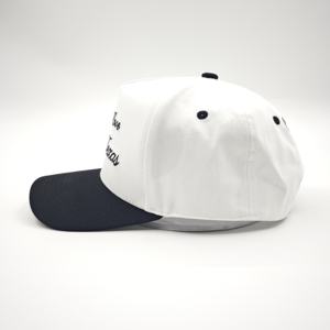 Gorra de Béisbol de Cinco Paneles con Letra Bordada en 3D de Dos Tonos, Logotipo Bordado Personalizado, Gorra de Algodón Estilo Dad Hat - Product Image 3