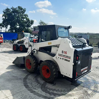 Chargeuse compacte sur chenilles S16 S70 S130 économique, capacité nominale de 2 tonnes, personnalisable, pour travaux en cour, modèle 2023