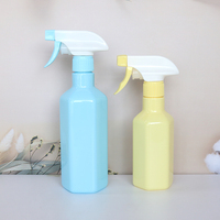 MAYSURE 300ml 500ml Bouteille pulvérisateur vide en plastique PET blanc personnalisable 16 oz à brume fine rechargeable pour nettoyage automobile avec gâchette