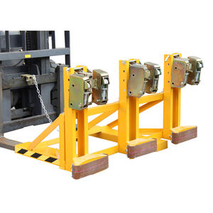 Abrazaderas para montacargas eléctrico con elevador de tambor hidráulico giratorio para tambores de aceite de plástico de 200L, altura máxima de elevación de 850mm - Product Image 2