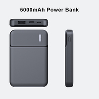 Batería Externa Delgada y Compacta de Carga Rápida de 5000 mAh con Tecnología GaN y Logotipo Personalizado