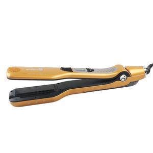Fer à lisser à la vapeur Fer plat professionnel <span class=keywords><strong>Salon</strong></span> Céramique Tourmaline <span class=keywords><strong>Styler</strong></span> Double tension pour tous les types de cheveux - Product Image 2