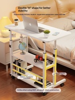 Bureau mobile réglable, bureau réglable multifonctionnel, support pour ordinateur portable, table de chevet