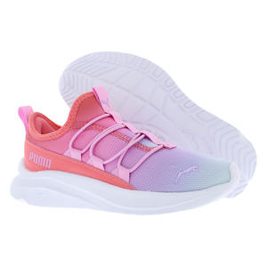 Para Puma One4All Sunset Sky PS Girls Zapatos deportivos Tamaño 1 Color rosa/púrpura - Product Image 4