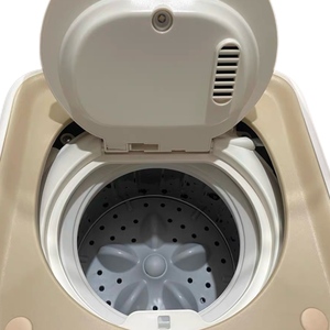 Máy giặt điện nhỏ gọn 600W Điện 700rpm quay nhanh & 70 ° C sấy tiết kiệm không gian và làm sạch hiệu quả cho hộ gia đình sử dụng - Product Image 3