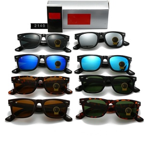 Lunettes de <span class=keywords><strong>soleil</strong></span> carrées en métal Ray 2140, tendance 2025, polarisées UV400, vintage, premium pour hommes et femmes, lunettes de haute qualité, logo personnalisé - Product Image 5