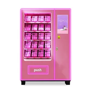 Hot sale 5 sdelections card payment system customized small size outdoor automatic beauty vending machine With MDB Payments