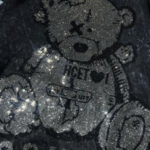 2588/Felpa con Cappuccio da <span class=keywords><strong>Donna</strong></span> <span class=keywords><strong>di</strong></span> <span class=keywords><strong>Marca</strong></span> Trendy, Stampa 3D Cartoon, Traspirante, Elegante, Moda Streetwear con Lavorazione Artigianale - Product Image 3