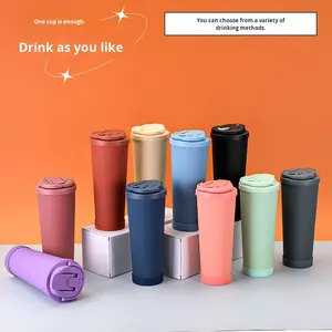 Gobelet en acier inoxydable à double paroi de 830ml Tasse de voyage de grande capacité Tasse à café isolée pour une utilisation en déplacement - Product Image 3