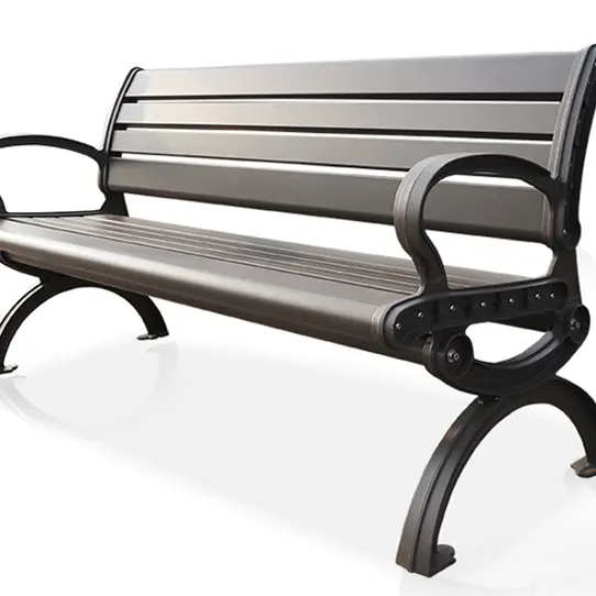 Good quality Factory Directly Waterproof WPC Outdoor Garden cast aluminum Bench Park Bench,occasional chair modern,outdoor