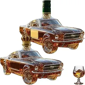 Nouvelle bouteille <span class=keywords><strong>de</strong></span> vin en verre moderne <span class=keywords><strong>de</strong></span> haute qualité, design voiture <span class=keywords><strong>de</strong></span> <span class=keywords><strong>police</strong></span> Mustang, pour stations indépendantes transfrontalières - Product Image 6
