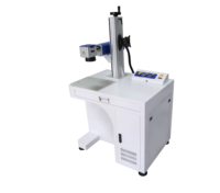 Machine de marquage laser à fibre pulsée Mopa CHENMAI 20W/30W/50W, de table, refroidie par air, haute vitesse, automatique, pour métaux, tête Raycus, format DXF