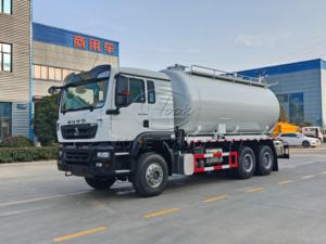 Camion à vide Sinotruk 6x4 18-25CBM avec réservoir en acier au carbone/inox, pompe à vide Robuschi Jurop Moro en option, export direct d'usine - Product Image 2