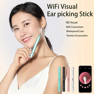 휴대용 비주얼 와이파이 earwax 클리너 1080P 와이파이 귀 Otoscope 4.9mm 렌즈 y7 귀 범위 비디오 카메라 아이폰 안드로이드