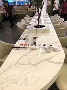 Pietra di quarzo Calacatta, lastra di pietra artificiale oro Calacatta - Product Image 4