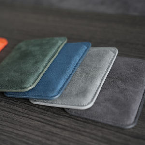 Premium Genuine Leather RFID Blocking Business Card Holder <b>Phone</b> Wallet Case for - Product Image 3
