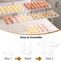 Présentoirs à Desserts et Bonbons en Acrylique Transparent de Qualité Supérieure, Écologiques, Durables et Personnalisables pour Mariages, Anniversaires et Événements