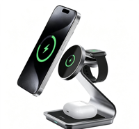 Chargeur sans fil multifonction PD 15W avec support de lampe magnétique