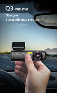 Registratore data Automobile 24 ore di parcheggio monitoraggio nascosto Dashcam auto DVR facile Istallation h.264 visione notturna tachigrafo - Product Image 5