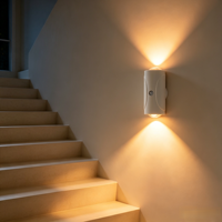 Lampe murale intelligente LED RGB avec télécommande USB, 16 couleurs dégradées, détecteur de mouvement, pour chambre à coucher et salle de jeux