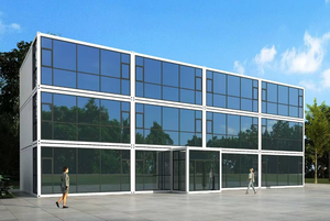 Casa Contenedor Prefabricada Moderna Personalizada de 20 Pies, Desmontable, Diseño de Dos Pisos, Tipo Dúplex, Panel Sándwich, Oficina en Jiangsu - Product Image 6